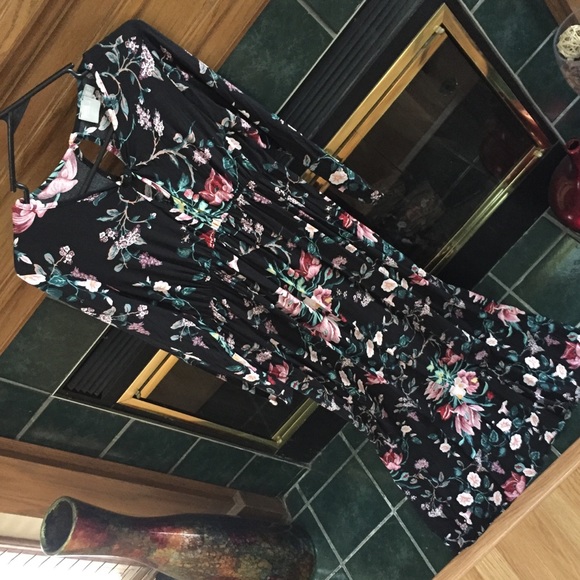 Long Floral Maxi Dress - Picture 1 of 4